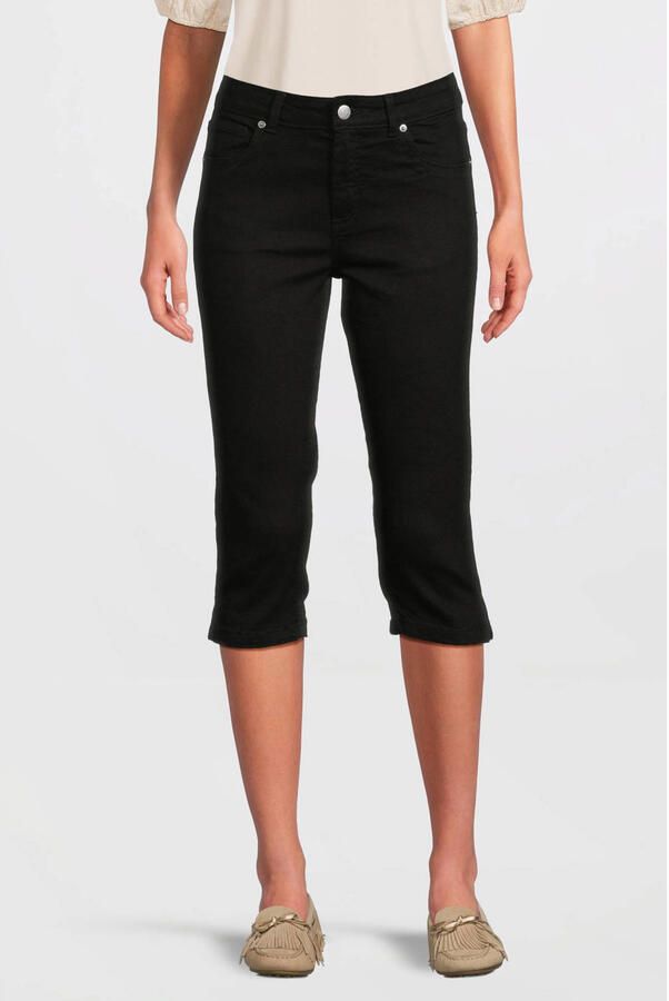 Anytime skinny capri jeans zwart