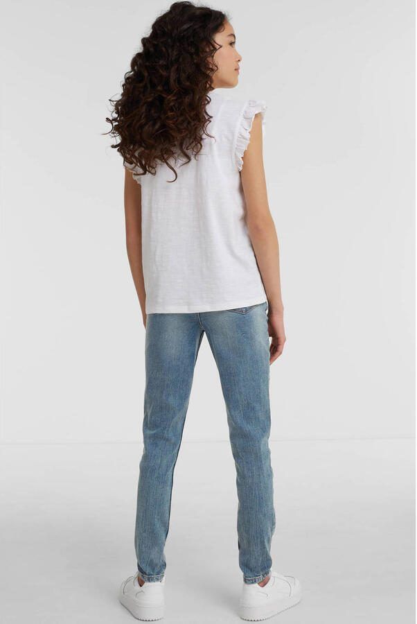 Anytime skinny jeans blauw Meisjes Denim 134 | Jeans van - Foto 3