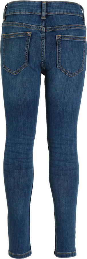 Anytime skinny jeans blauw zwarte denim