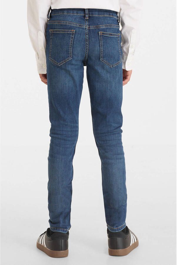 Anytime skinny jeans blauw zwarte denim - Foto 4