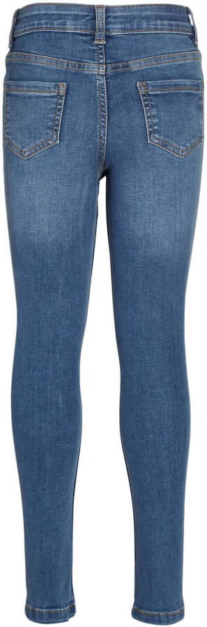 Anytime skinny jeans blue wash Blauw Meisjes Stretchdenim Effen 134 - Foto 5