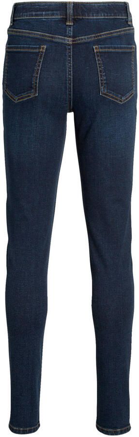Anytime skinny jeans donkerblauw Meisjes Denim 164