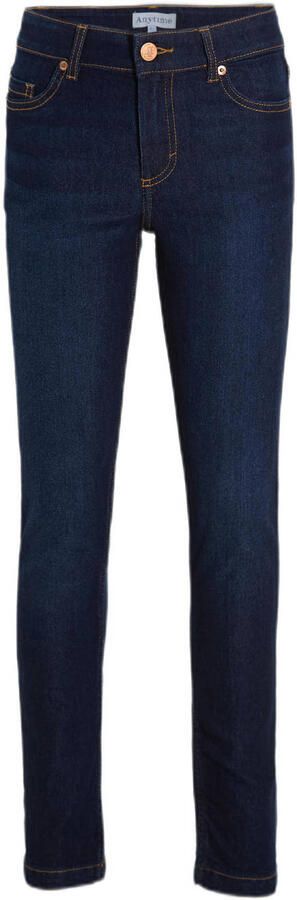 Anytime skinny jeans donkerblauw