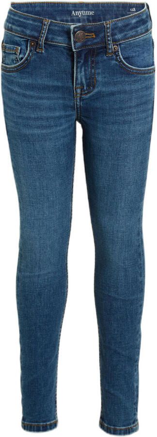 Anytime skinny jeans medium blauw - Foto 1