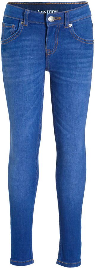 Anytime skinny jeans medium blauwe denim