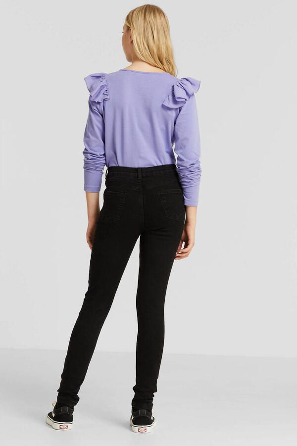 Anytime skinny jeans zwart Meisjes Denim 104 | Jeans van - Foto 2