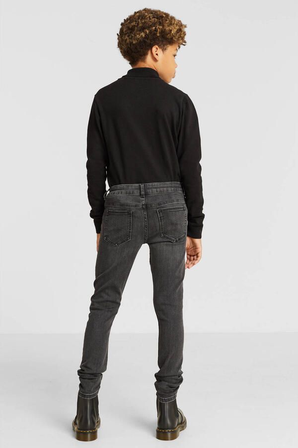 Anytime skinny jeans zwart Jongens Stretchdenim 128 - Foto 3
