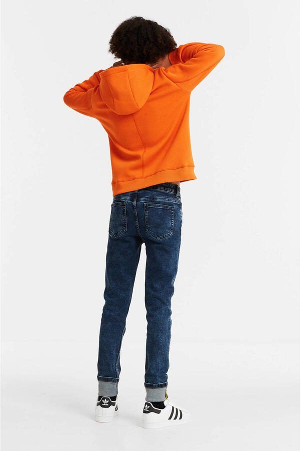 Anytime slim fit jeans blauw Jongens Denim Effen 158 - Foto 3