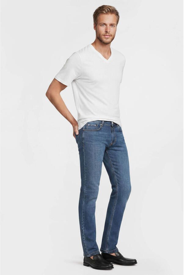 Anytime slim fit jeans blauw - Foto 3