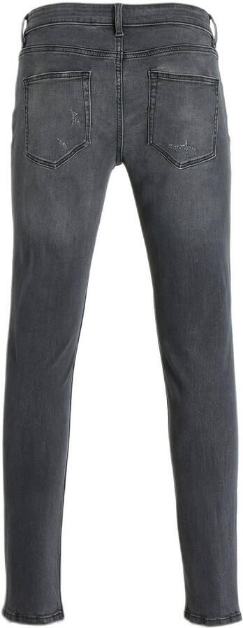 Anytime slim fit jeans donkergrijs