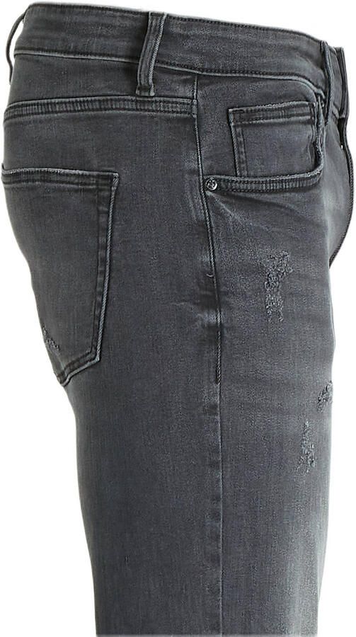 Anytime slim fit jeans donkergrijs - Foto 4