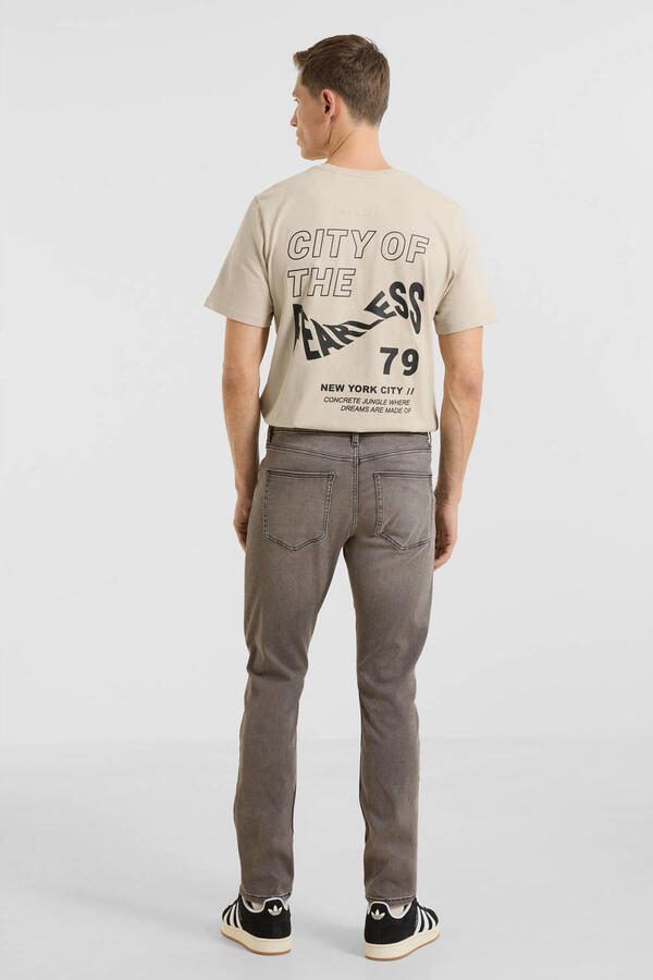 Anytime slim fit jeans lichtgrijs - Foto 2