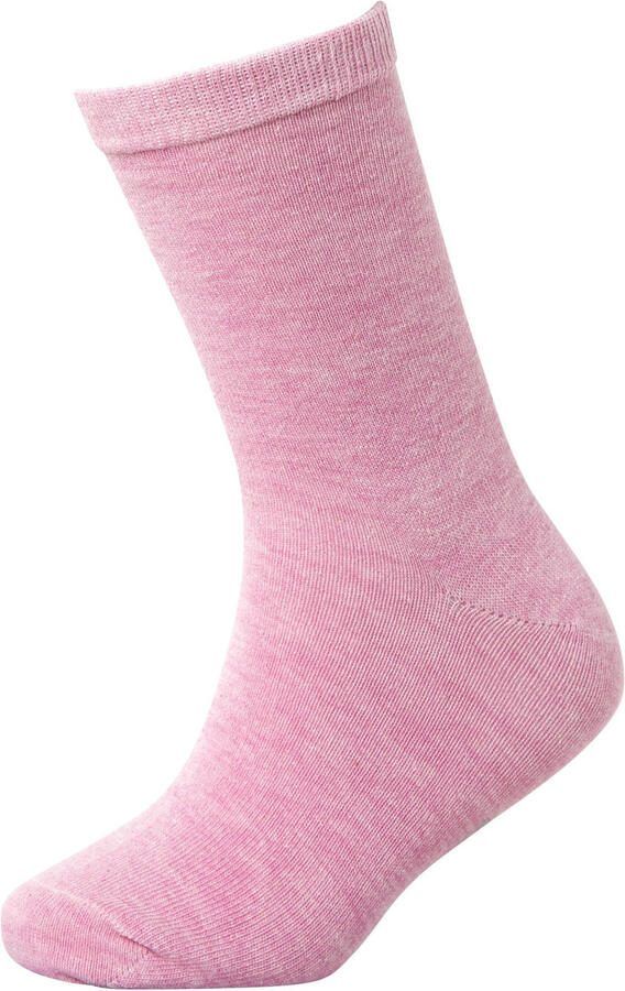 Anytime sokken set van 7 roze Katoen Melée 23-26