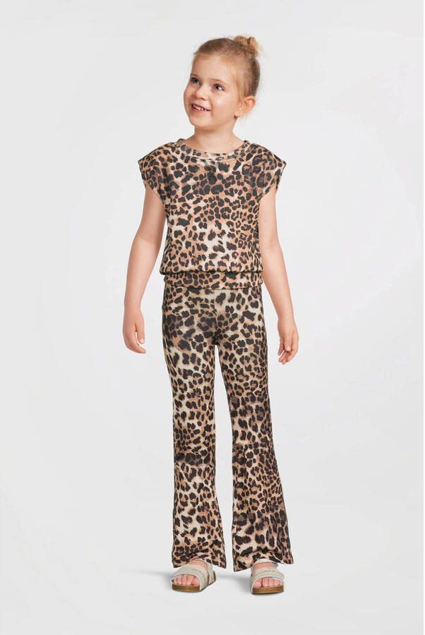 Anytime sweat top met schoudervulling panterprint - Foto 3