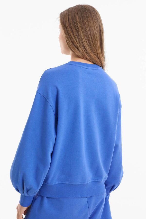 Anytime sweater blauw - Foto 3