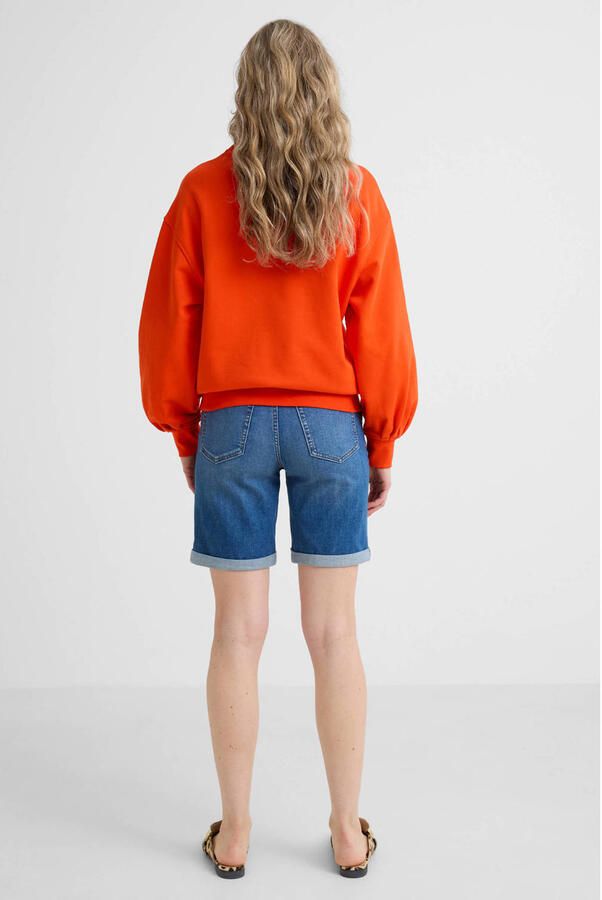 Anytime sweater oranje - Foto 3