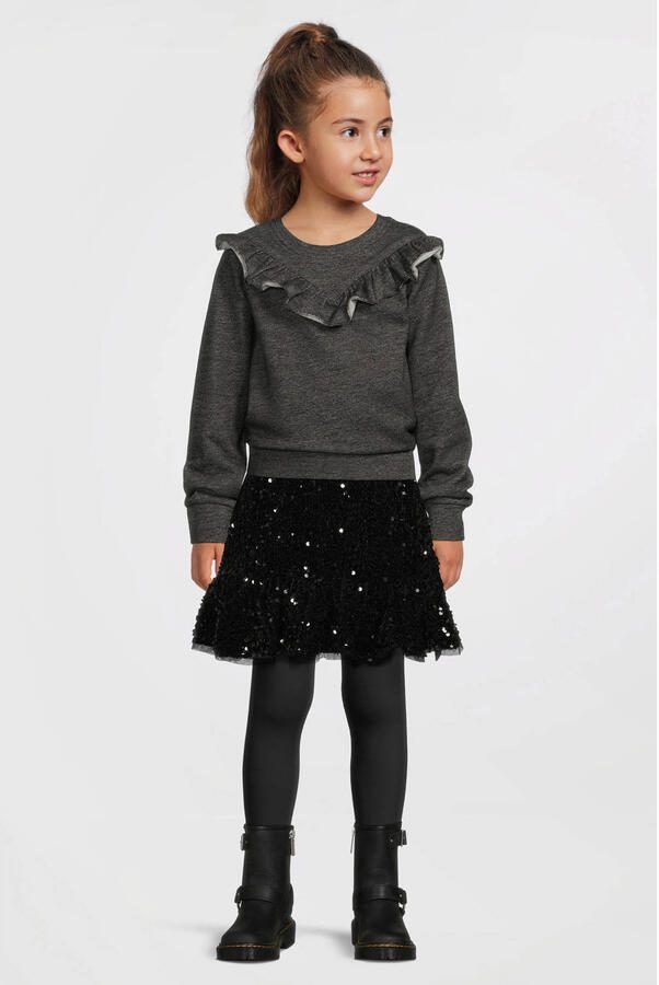 Anytime sweater zwarte denim look - Foto 2