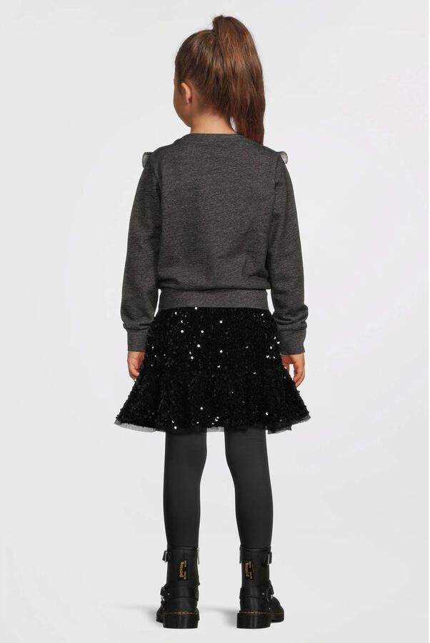 Anytime sweater zwarte denim look - Foto 3