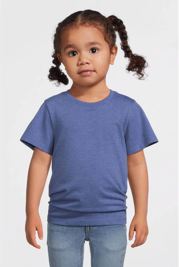 Anytime T-shirt blauw melange - Foto 2