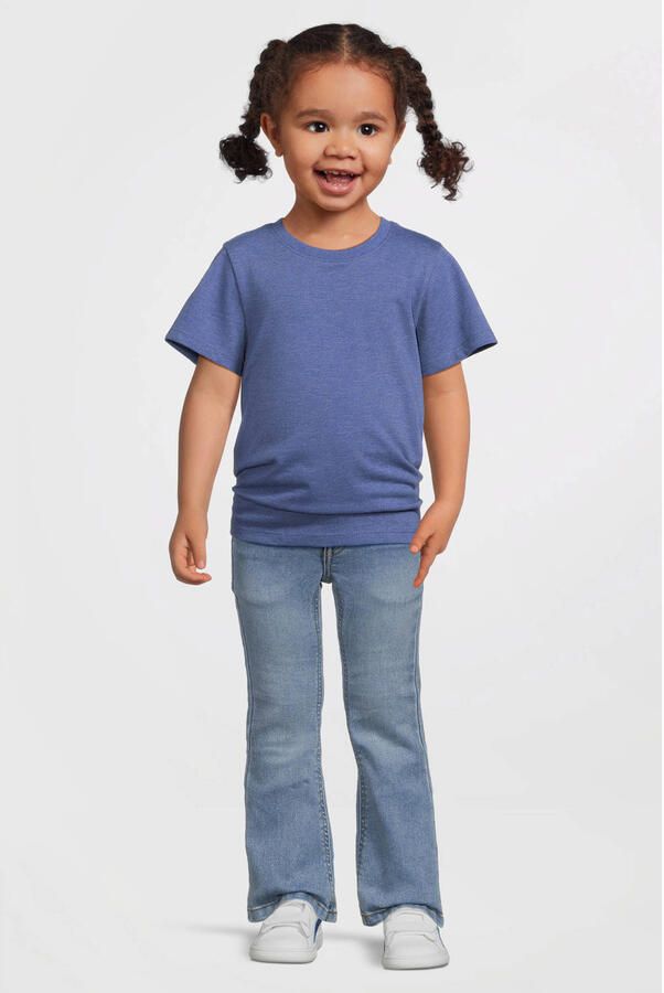 Anytime T-shirt blauw melange - Foto 3