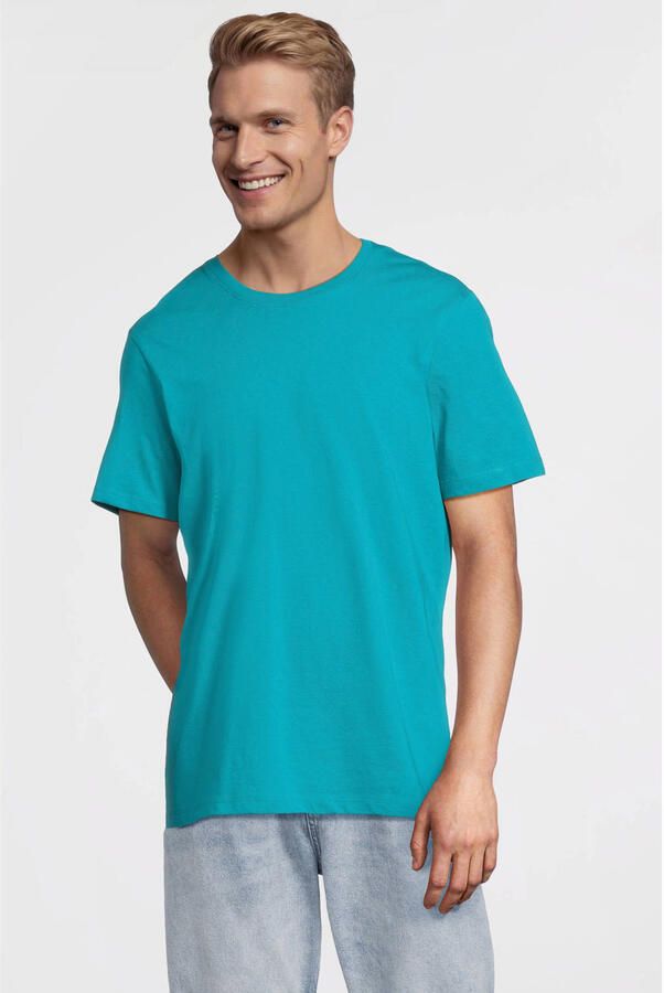 Anytime T-shirt cyaan - Foto 2