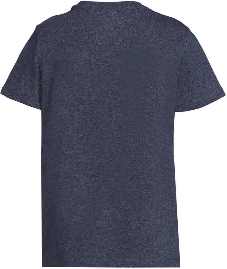 Anytime T-shirt donkerblauw melange