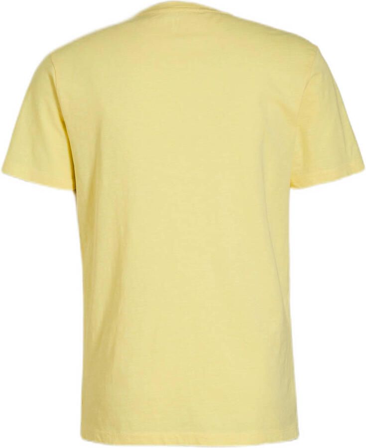 Anytime T-shirt geel