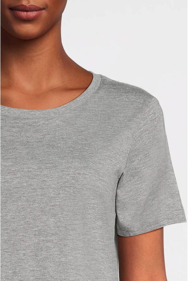 Anytime T-shirt grijs melange