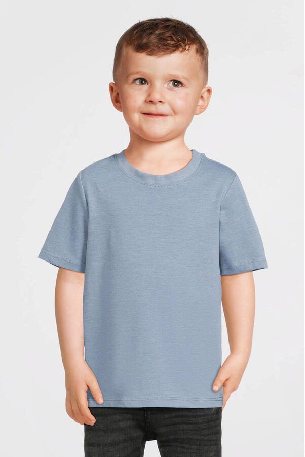 Anytime T-shirt lichtblauw melange - Foto 2