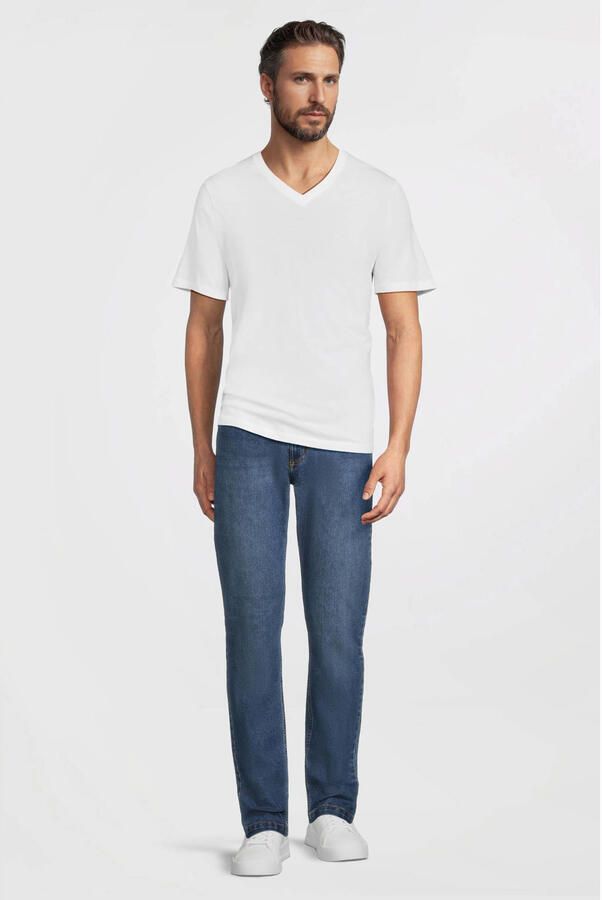 Anytime regular T-shirt wit - Foto 4
