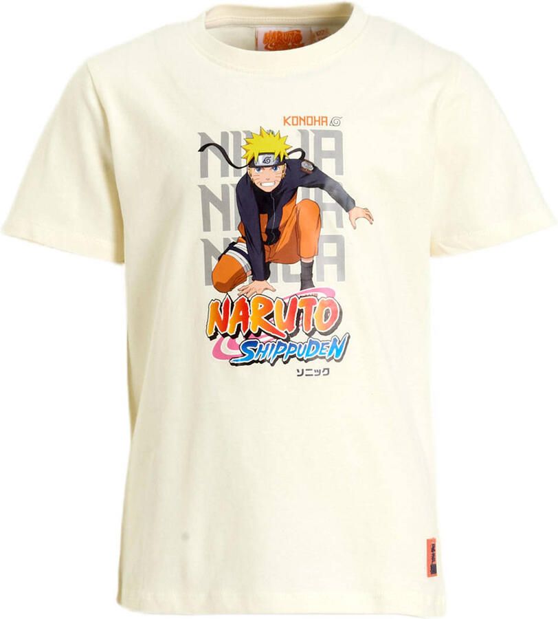 Anytime T-shirt Naruto license off-white