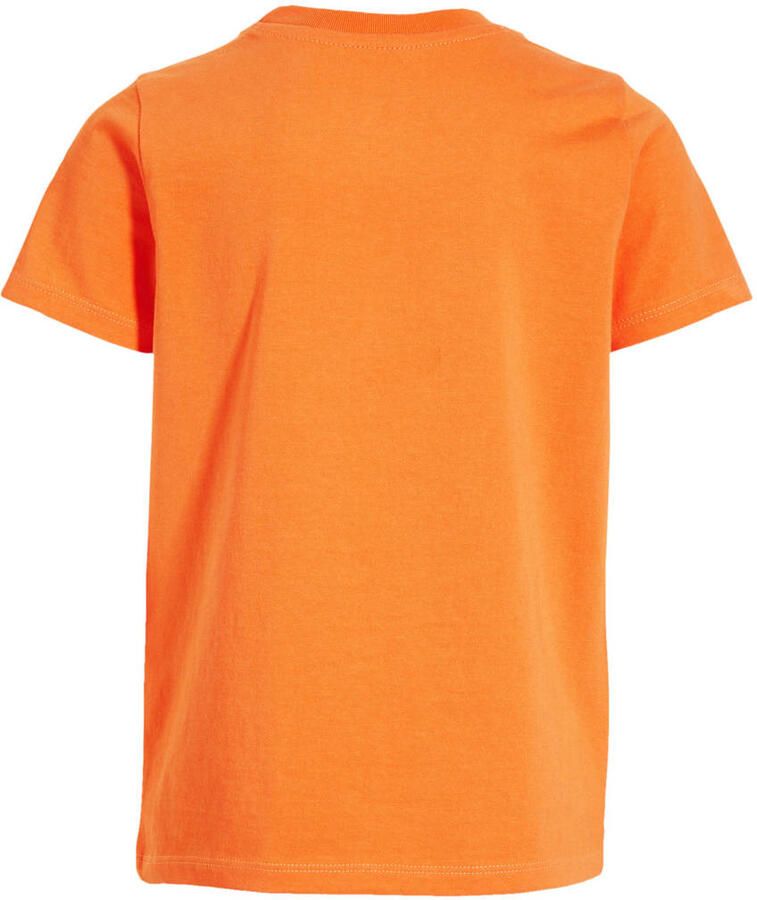 Anytime T-shirt oranje Jongens Katoen Ronde hals Effen 158 164