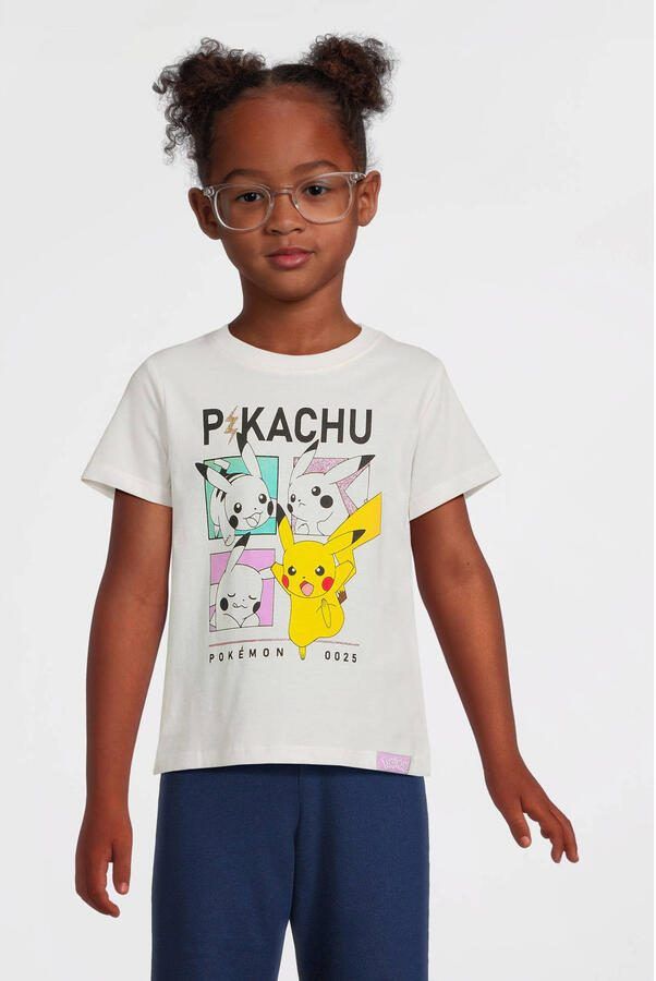 Anytime T-shirt Pokemon license off-white - Foto 3