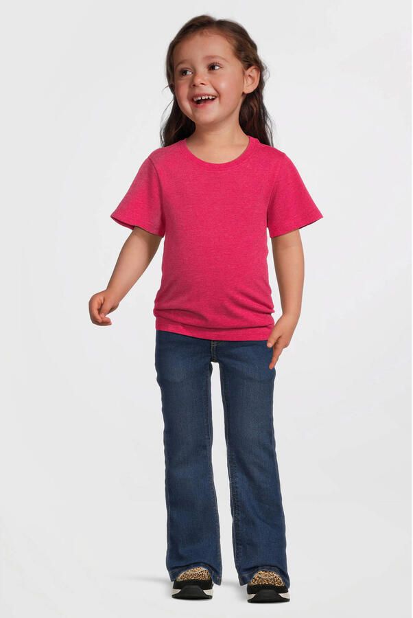 Anytime T-shirt roze melange - Foto 3
