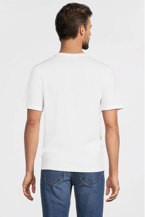 Anytime regular T-shirt wit - Foto 4