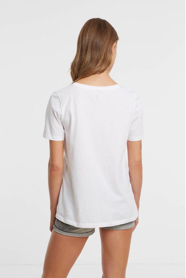 Anytime T-shirt wit - Foto 4