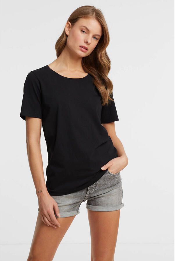 Anytime T-shirt zwart