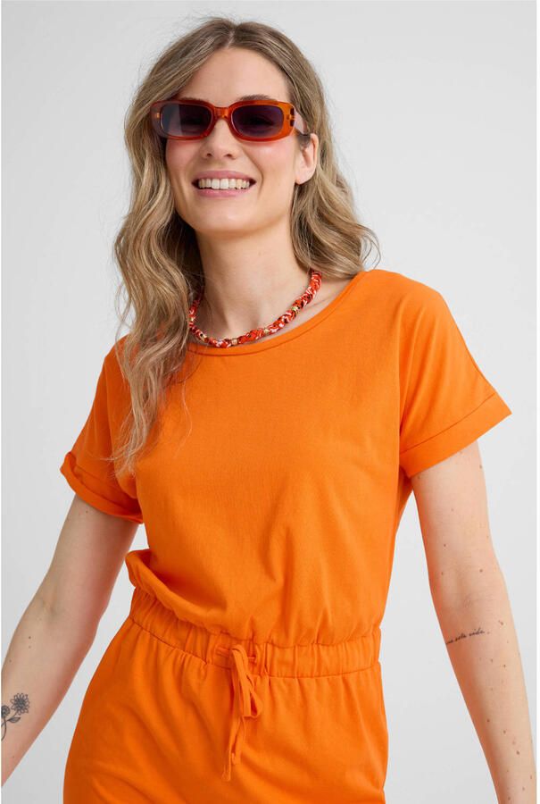 Anytime T-shirtjurk oranje - Foto 2