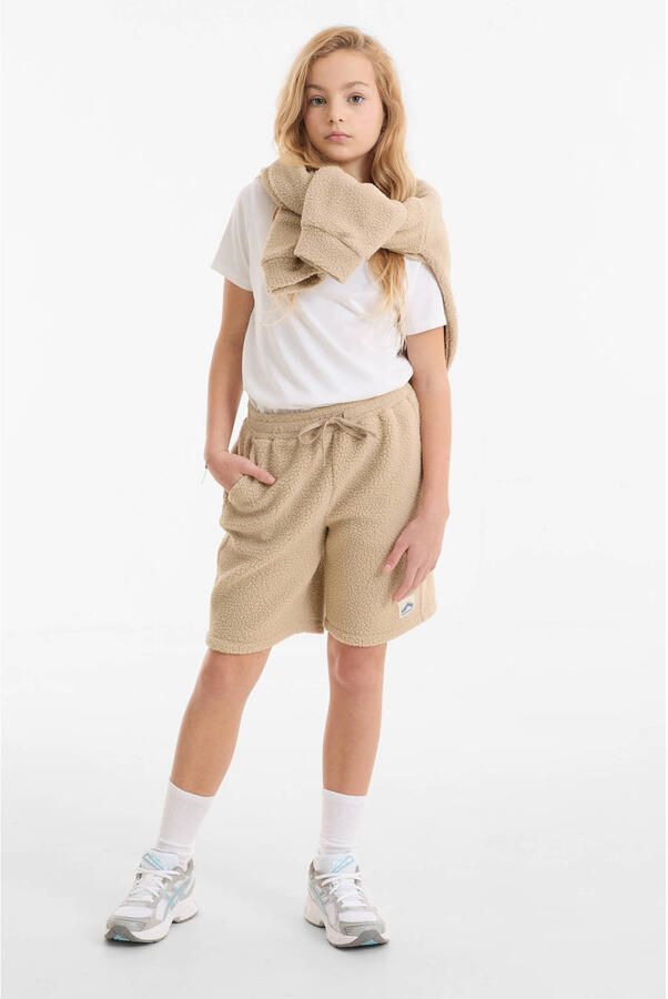 Anytime teddy fleece short beige - Foto 2