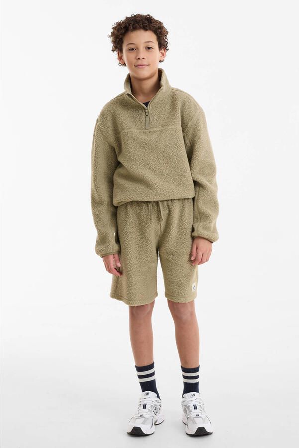 Anytime teddy fleece short khaki - Foto 3