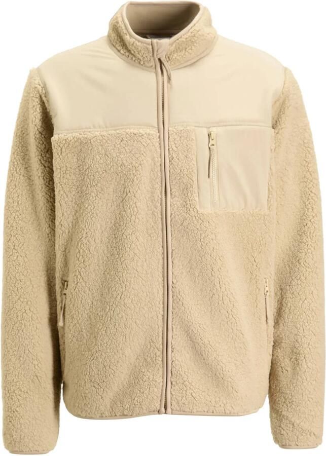 Anytime teddy fleece vest beige