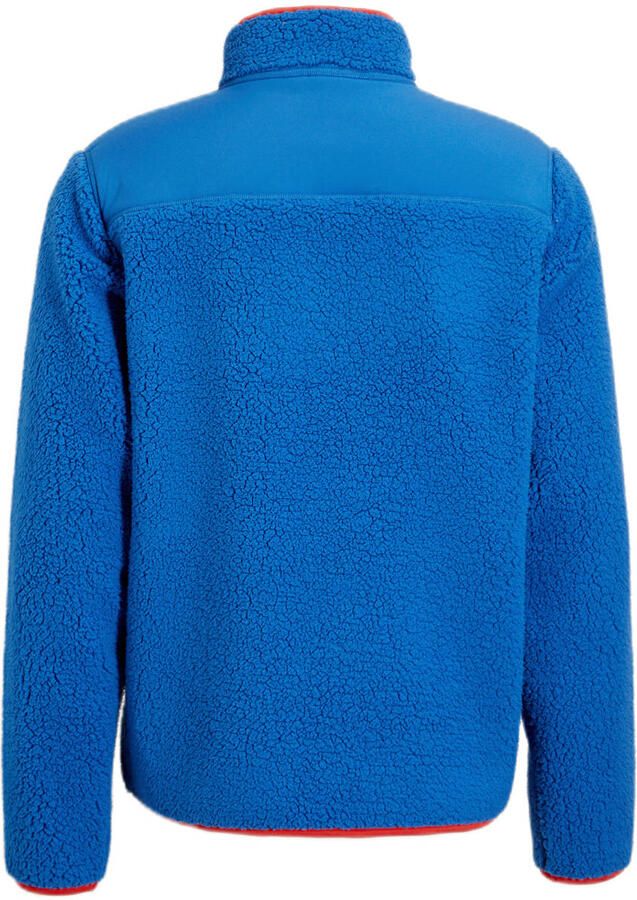 Anytime teddy fleece vest blauw