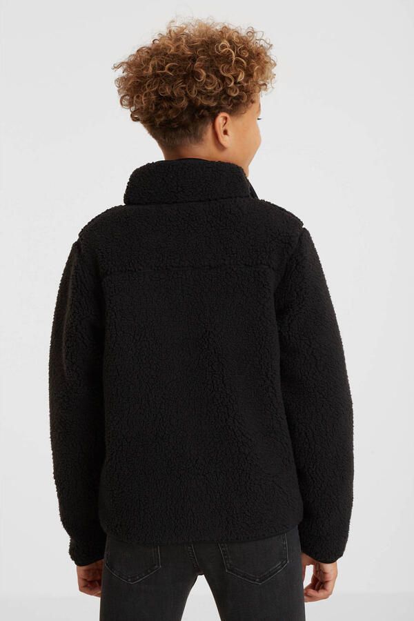 Anytime teddy fleece vest zwart Meerkleurig 110 116 - Foto 2