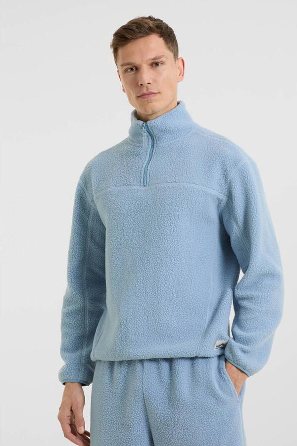Anytime teddy schipperstrui blauw - Foto 3