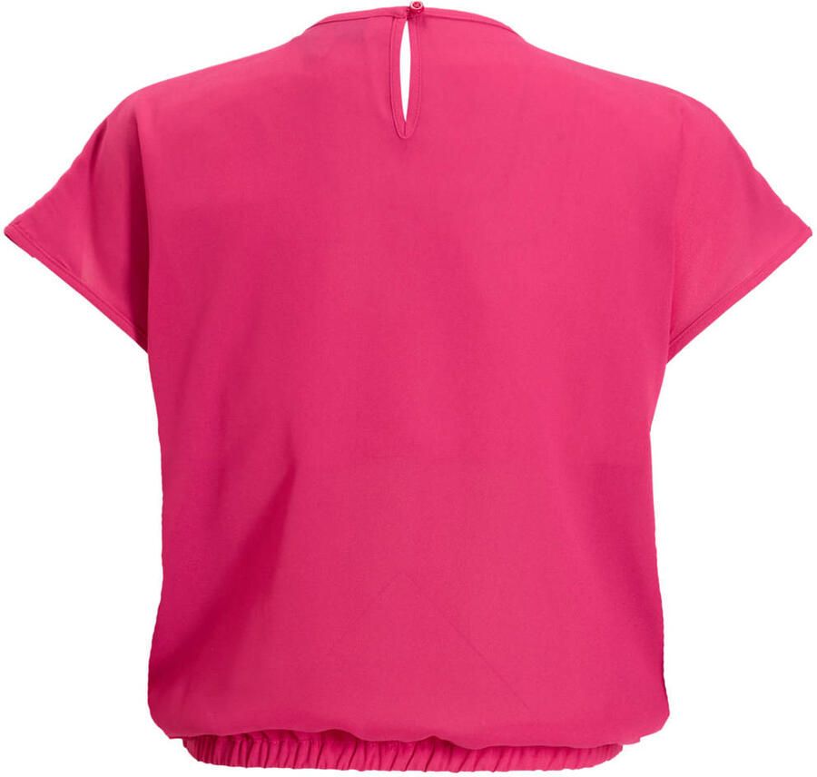 Anytime top met pailletten roze