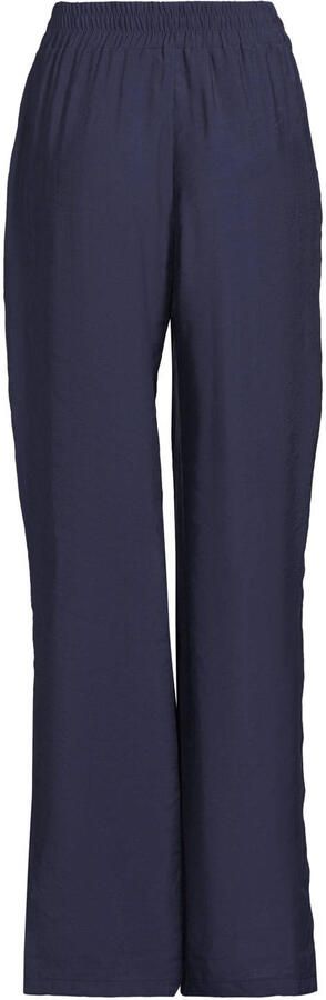 Anytime wide leg broek donkerblauw - Foto 3