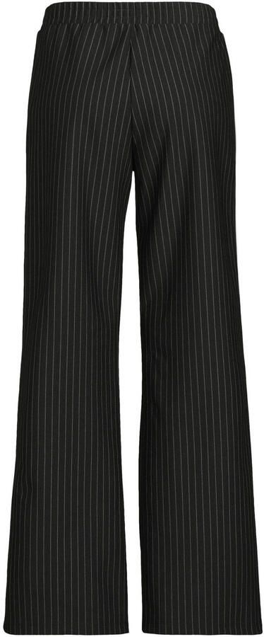 Anytime wide leg broek met contrast bies zwart - Foto 2