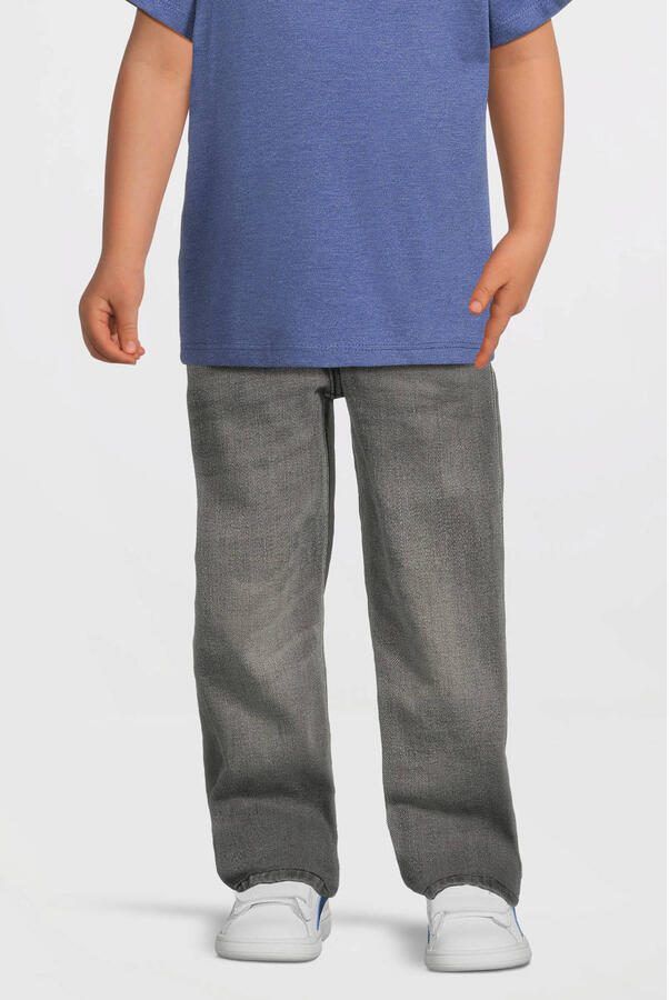 Anytime wide leg jeans grijs - Foto 3