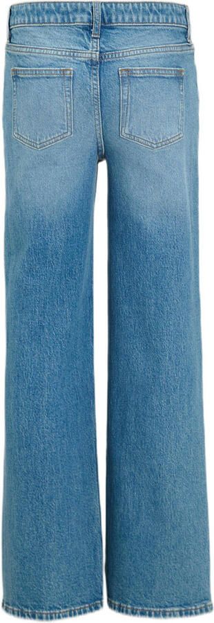 Anytime wide leg jeans medium blauw