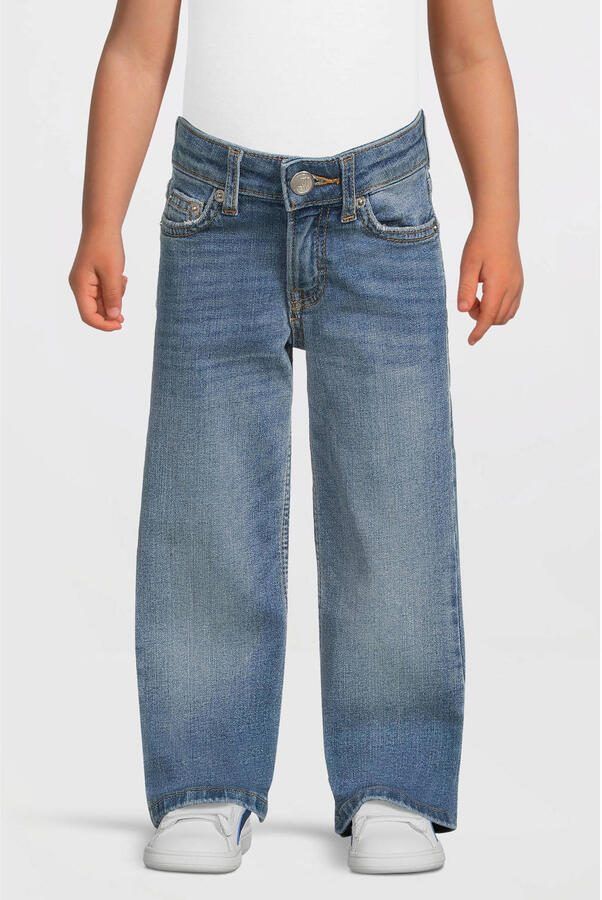 Anytime wide leg jeans medium blauw - Foto 2